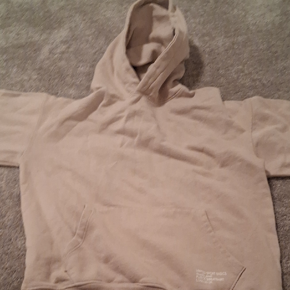 Men's Tan Hoodie Sweater